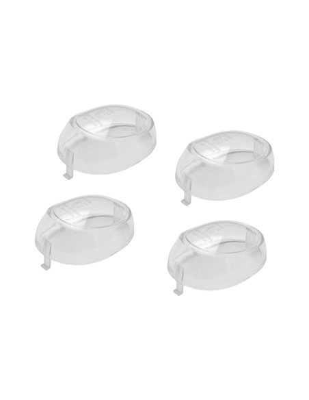 Cabochons clignotant transparent (X4) Booster (ap.04)