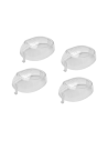 Cabochons clignotant transparent (X4) Booster (ap.04)