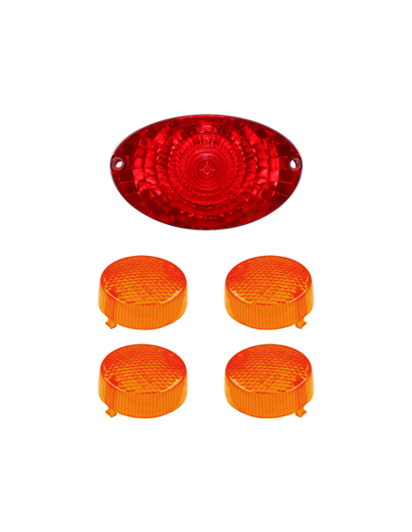 Cabochons clignotant et feu arrière Aprilia Scarabeo