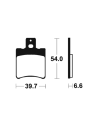 Plaquettes de frein Olympia MBK Nitro / Aerox