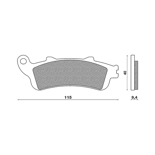 Plaquettes De Frein Newfren Honda Pantheon 125