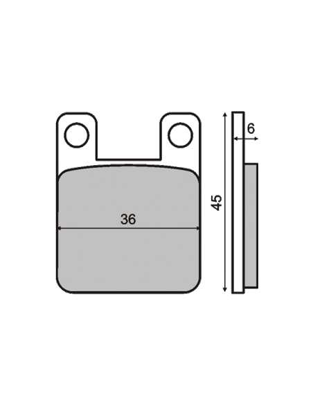 Plaquettes de frein RMS Derbi / Speedfight