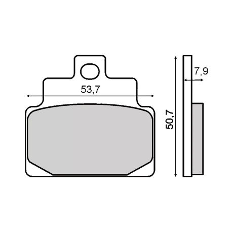Plaquettes de frein RMS Aprilia Leonardo - SR 125