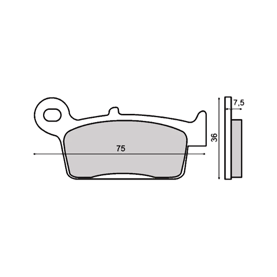 Plaquettes de frein RMS Kymco ZX Fever / Peugeot SV