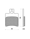 Plaquettes De Frein Newfren Standard BA MBK Booster