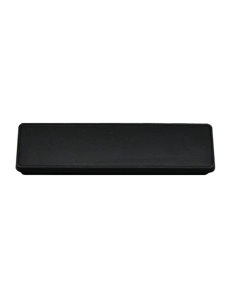 Plaque cache numéro noire Scooter