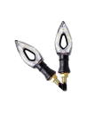 Clignotants LED transparent/noir