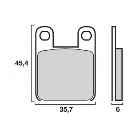 Plaquettes de frein Ludix - Speedfight - Squab