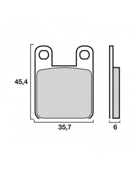 Plaquettes de frein Ludix - Speedfight - Squab