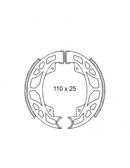 Mâchoire de frein RMS Piaggio NRG - ZIP / LX