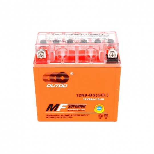 Batterie OUTDO 12N9-BS gel 12V-9AH