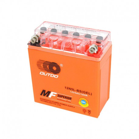 Batterie OUTDO 12N5L-BS gel 12V-5AH