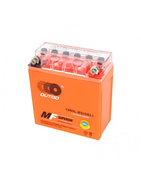 Batterie OUTDO 12N5L-BS gel 12V-5AH