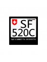 Plaque d'immatriculation avec support