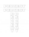 Autocollant stickers Peugeot 103 MVX / RCX