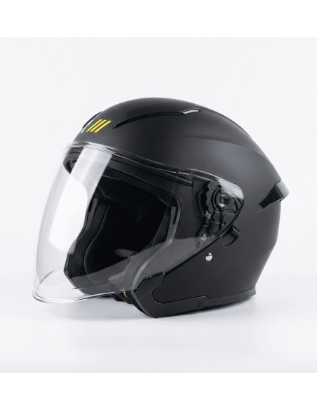Casque Moto Jet VRWEARE – Noir Mat