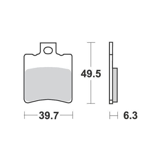 Plaquettes de frein Malossi MHR Booster - Stunt