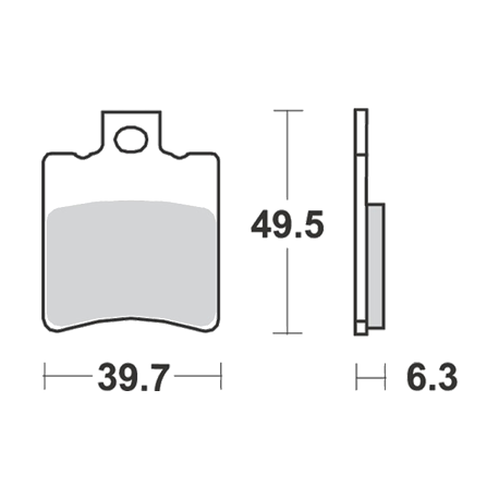 Plaquettes de frein Malossi MHR Booster - Stunt