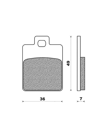 Plaquettes de frein Newfren Piaggio Free - Typhoon
