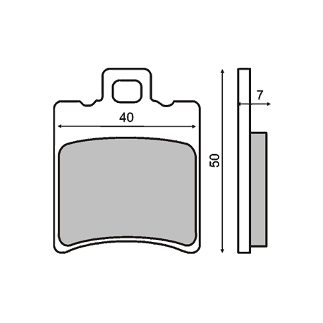 Plaquettes de frein RMS Rally - Booster - Stunt