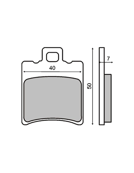 Plaquettes de frein RMS Rally - Booster - Stunt