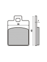 Plaquettes de frein RMS Piaggio Liberty / LX