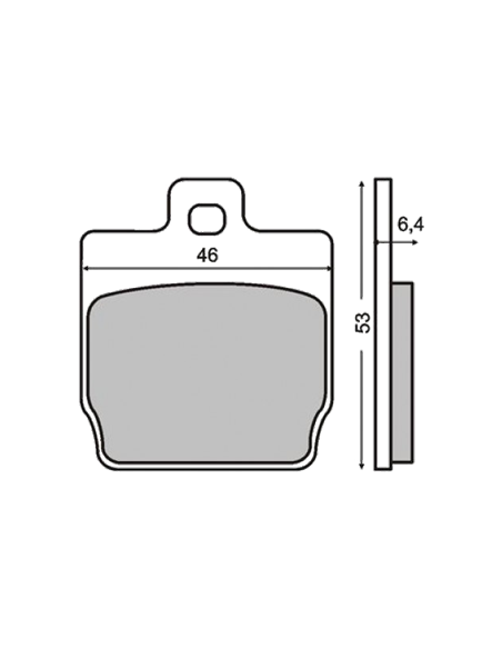 Plaquettes de frein RMS MBK Nitro / Aerox