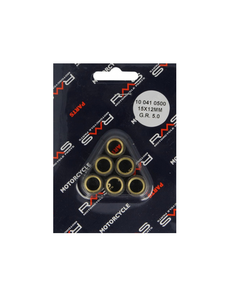 Jeu de 6 galets RMS Ø15x12 5gr