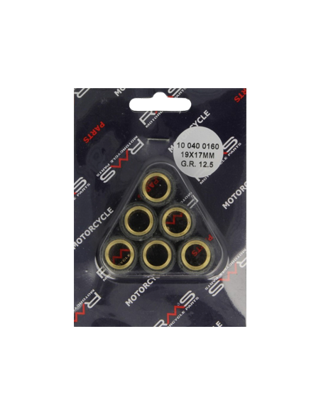 Jeu de 6 galets RMS Ø19x17 12.5gr