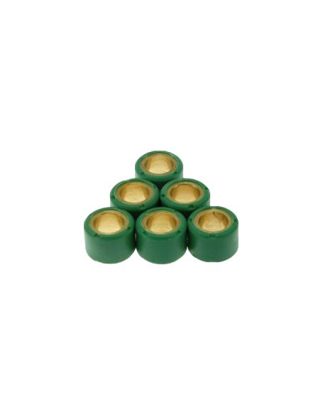 Jeu de 6 galets Cyclo Centre Ø15x12 4.5gr