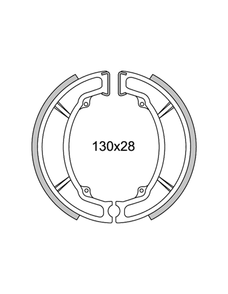 Mâchoire de frein Newfren BW'S 100 - Majesty 125