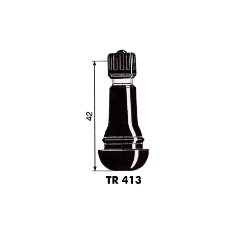 Valve tubeless droite moto et scooter