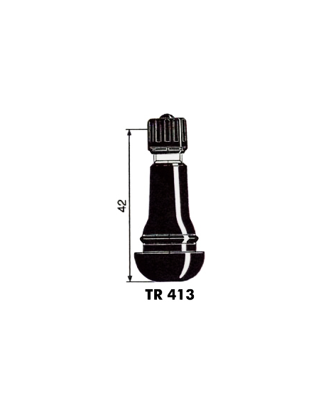 Valve tubeless droite moto et scooter